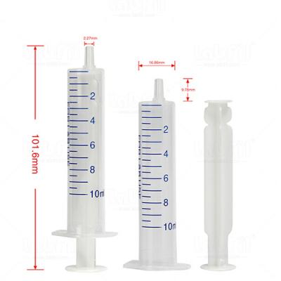 10mL Disposable HPLC Laboratory syringe