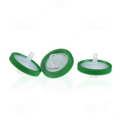 33mm CA Syringe Filter 0.45um with Outer Ring and Printing