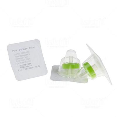 Sterile 13mm PES Syringe Filter 0.22um with Outer Ring.